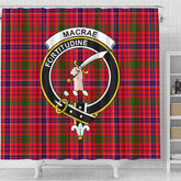 MacRae Tartan Crest Shower Curtain